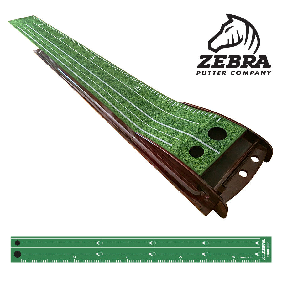 Zebra Tour Line Premium Putting Mat 275x30cm