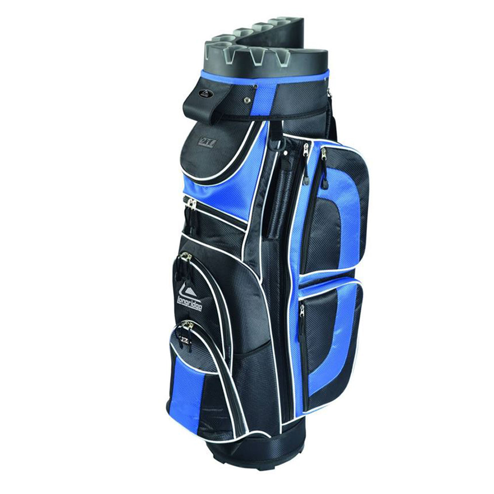 Longridge Pro Golf Cart Bag Black/Navy  