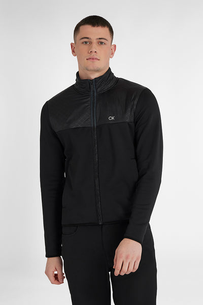 Calvin klein mens 2021 collar detail waterproof golf online jacket