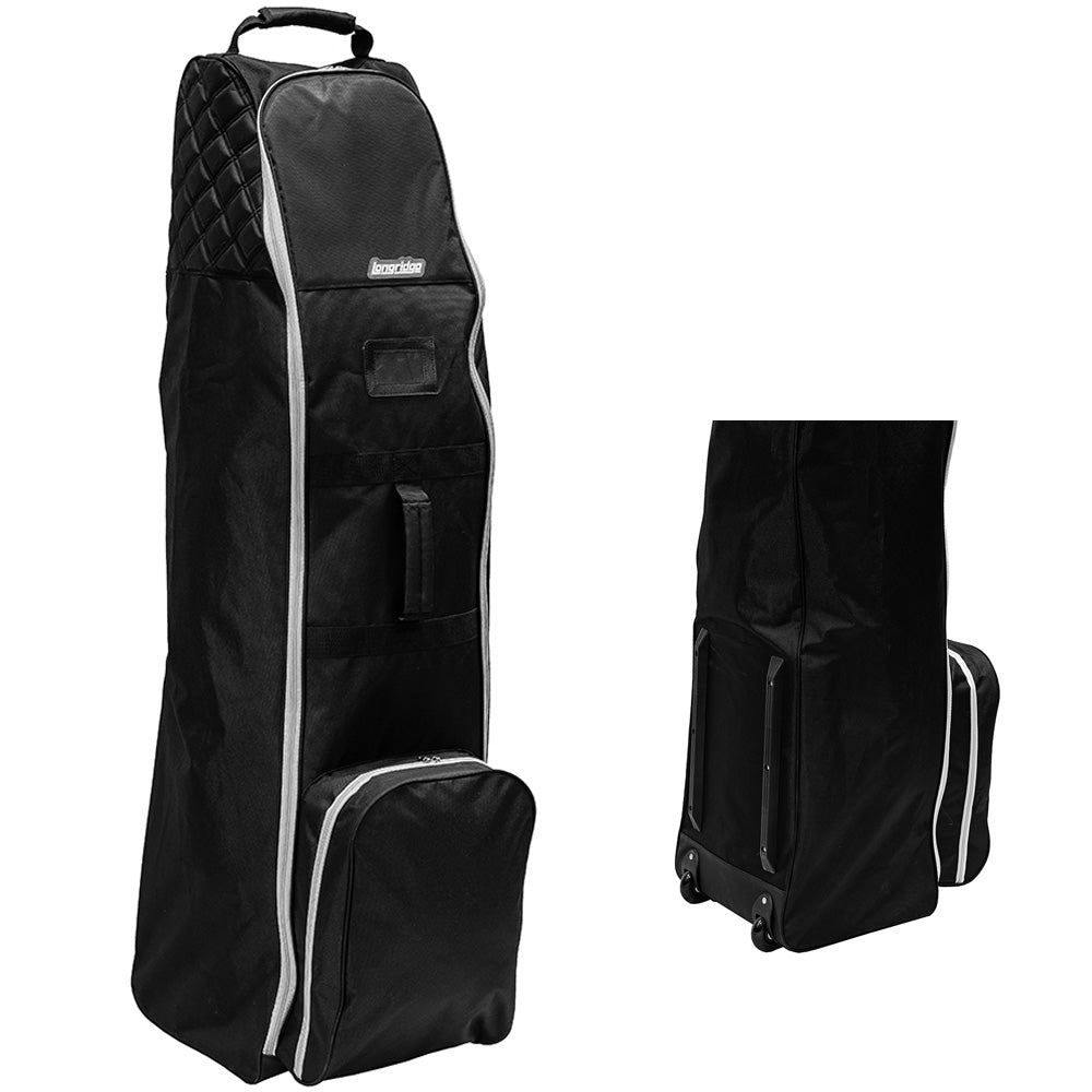 Longridge Golf Explorer Wheeled Travel Cover Bag Black  