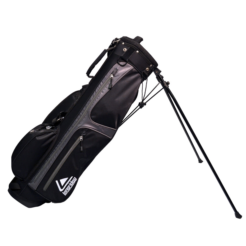 Longridge 6 inch Weekend Golf Stand Bag Black/Silver  