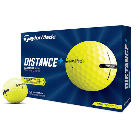 TaylorMade Distance + Yellow Golf Balls Default Title  