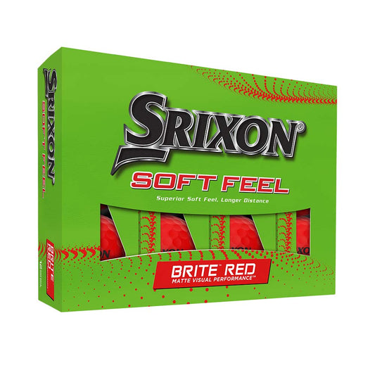 Srixon Soft Feel Brite Golf Balls 2023 Green  