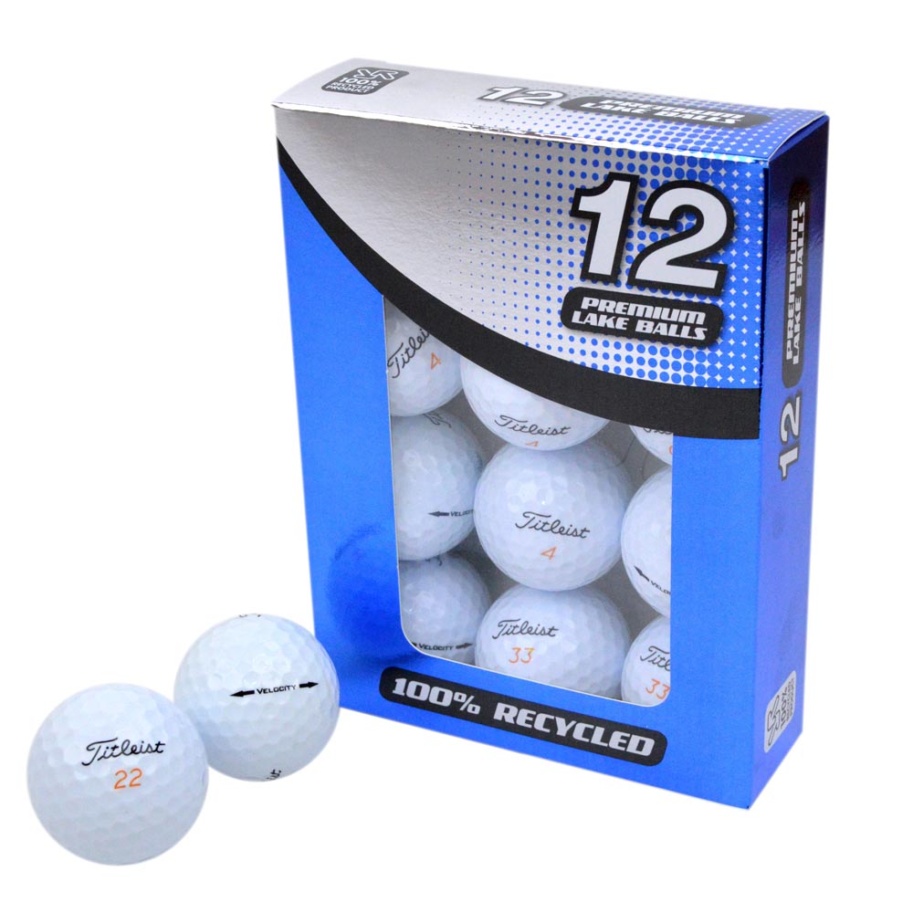 Titleist Velocity Grade A Recycled / Lake Golf Balls   